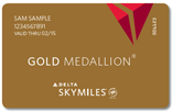 DL SkyMiles Gold Medaillon